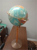 globe on stand