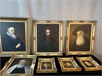 7pc After Rembrandt Replica Art Religious Men