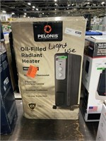 Pellonis OIl filled radiant  heater light use