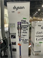 Dyson v11 vacumm tested and works wrong battery