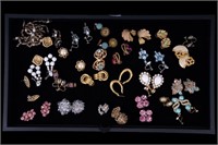 Vintage Costume Earrings (26 Pairs)