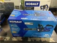 KOBALT 40 V 14” chainsaw kit