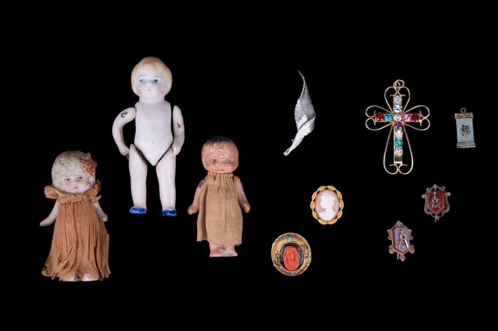 Antique Dolls & Victorian Jewelry