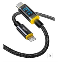 ($22) AOHI MAGLINE+ NYLON USB-C TO LIGHTNIN