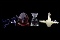 Murano Italian Glass Figurines (4)