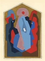 Albert Gleizes 1929 Cubist pochoir