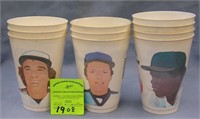 Vintage baseball all star slurpee cups