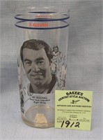 Ed Westfall NY Islanders vintage hockey glass