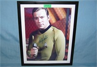 William Shatner autographed Star Trek photo with C