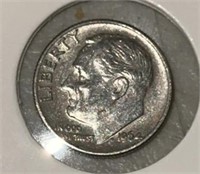 1964-D ROOSEVELT DIME (90% SILVER)