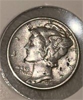 1942 MERCURY DIME (90% SILVER)