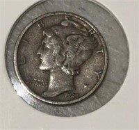 1944-D MERCURY DIME (90% SILVER)