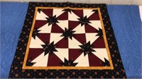 Hunters Star machine pieced & quilted pocketed