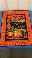Halloween quilted Wall hanging 23 x 28 1/2