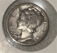 1936 MERCURY DIME (90% SILVER)