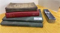 Antique - Gospel Hymns books (4) & pen- lot of