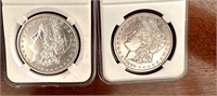 1889 and 1890 Morgans Uncirculated P