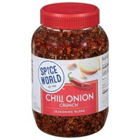 Spice World Chili Onion Crunch, 28oz Seasoning