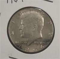 1964 KENNEDY HALF DOLLAR (90% SILVER)