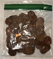 (BAG OF 100)LINCOLN MEMORIAL CENTS