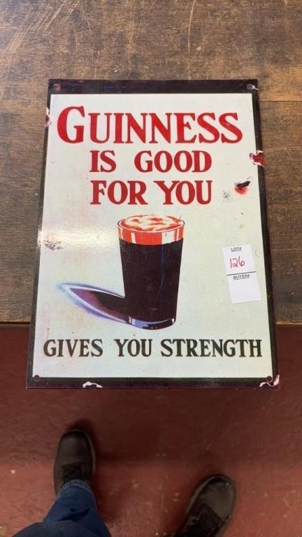 Guinness Is Good For You Metal Reproduction Sign