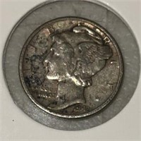 1943 MERCURY DIME (90% SILVER)