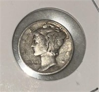 1943 MERCURY DIME (90% SILVER)