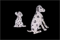 Swarovski Designer Dalmatian Brooches