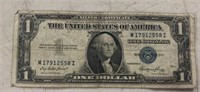 SERIES 1935-E $1.00 SILVER CERTIFICATE
