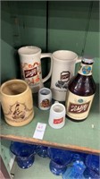 Lot of 6 Schlitz Beer Mugs