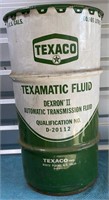 16 gal. Texaco Transmission Fluid Drum