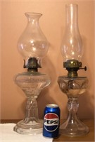 Glass Oil Lamp Lot
