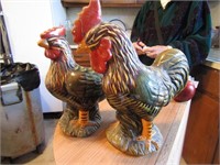Pair of Roosters