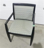 Chair - Cloth Base w/Wood Arms & Legs