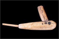 Inuit Eskimo Decorated Pipe Artifact