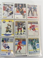 Binder of 216 Hockey Cards