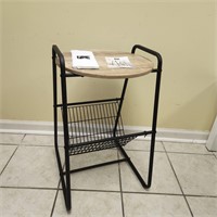 Kasara Side Table w/Book Rack