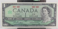 1967 Canadian $1 Bill