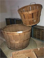 2 Vintage Produce Baskets