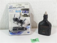 LED Beam Lights and Power Inverter