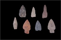 Inuit Eskimo Flint Arrowhead Artifacts (7)
