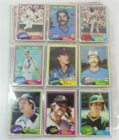 Qty of 1981 TOPPS Baseball Cards