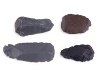 Inuit Eskimo Flint Scraper Artifacts (4)
