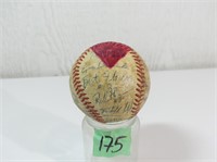 Baseball with Signatures