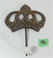 Cast Iron - King Crown Wall Hook