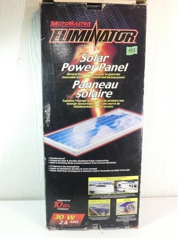 Solar Power Panel, used/works