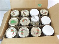 Box of Various Jars