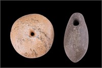 Neolithic Sahara Pendant and Disk Artifacts