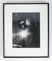 Framed Photo of Leonard Bernstein Conducting