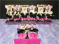 cow slippers sizes small to large 4 pairs